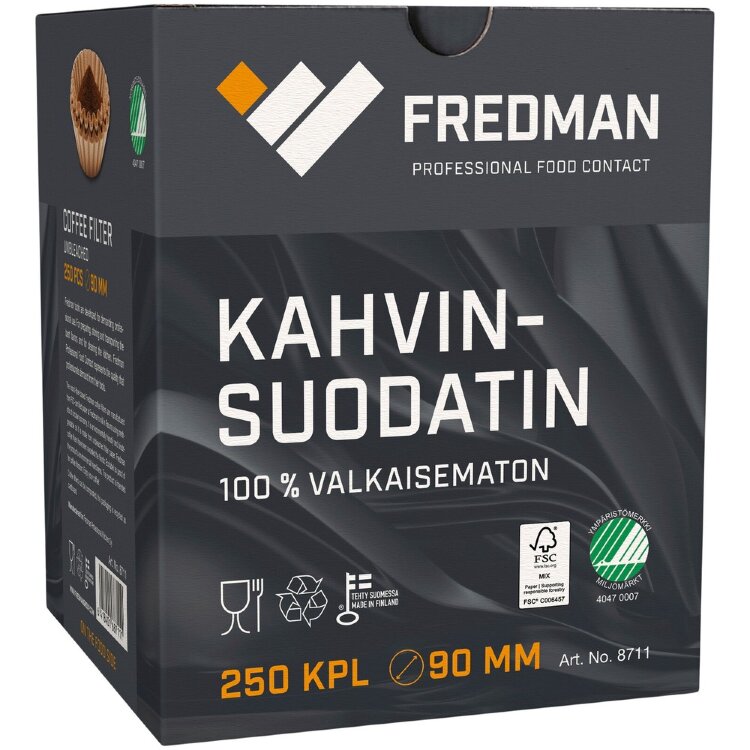 Fredman Coffee Filter 90mm 250 pcs