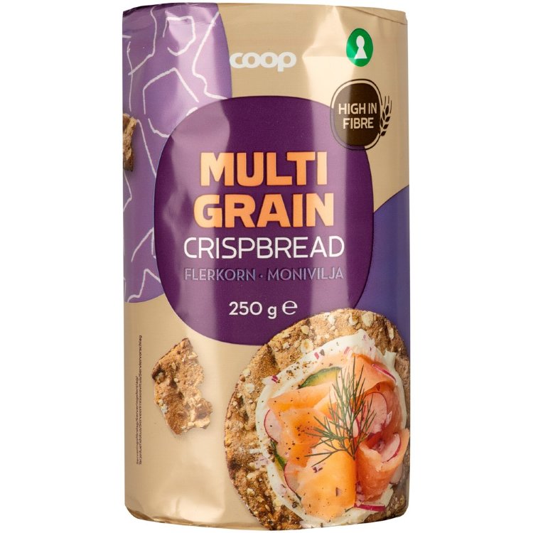 Coop Whole Grain Multigrain Crispbread 250 g