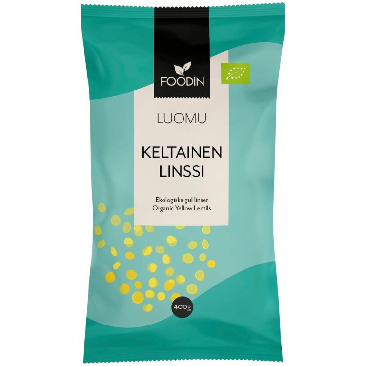 Foodin Yellow Lentil Organic 400g