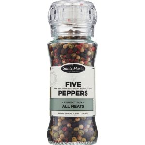 Santa Maria Five Peppers Spice Mix Five Pepper Grinder 60 g