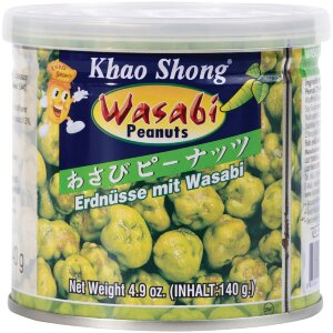 Khao Shong Wasabi Coated Peanuts 140g