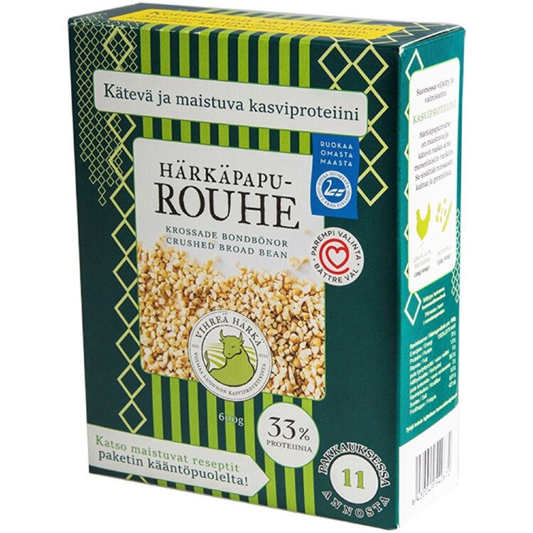 Green Fava Fava Bean Granules 600 g, High Protein