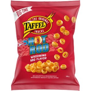 Taffel Hot Rod Chips 180g