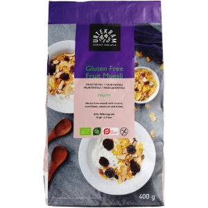 URTEKRAM Organic Gluten-Free Fruit Muesli 400g