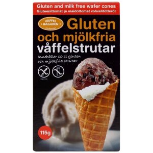 Ice Cream Waffle Våffelbagaren Gluten-Free/Lactose-Free 10 pcs 115 g