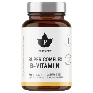 Puhdistamo Super Complex B-Vitamin 60 Capsules