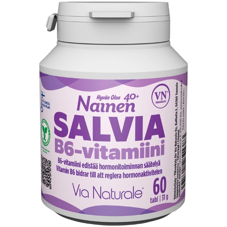 Hyvän Olon Nainen 40+ Salvia+B6 vitamiini 60 tabl Via Naturale