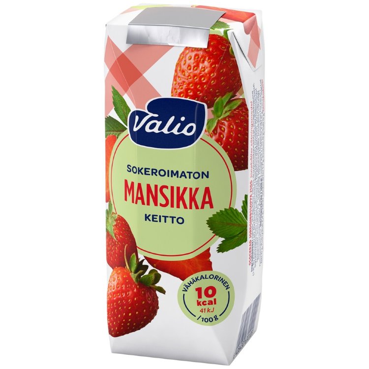 Valio Strawberry Soup 250 g Unsweetened
