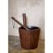 Rento Sauna Bucket Bamboo Duo Dark