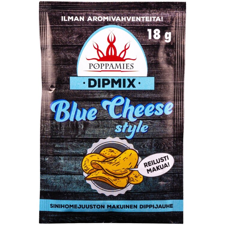 Poppamies Dipmix Blue Cheese style dip powder 18g