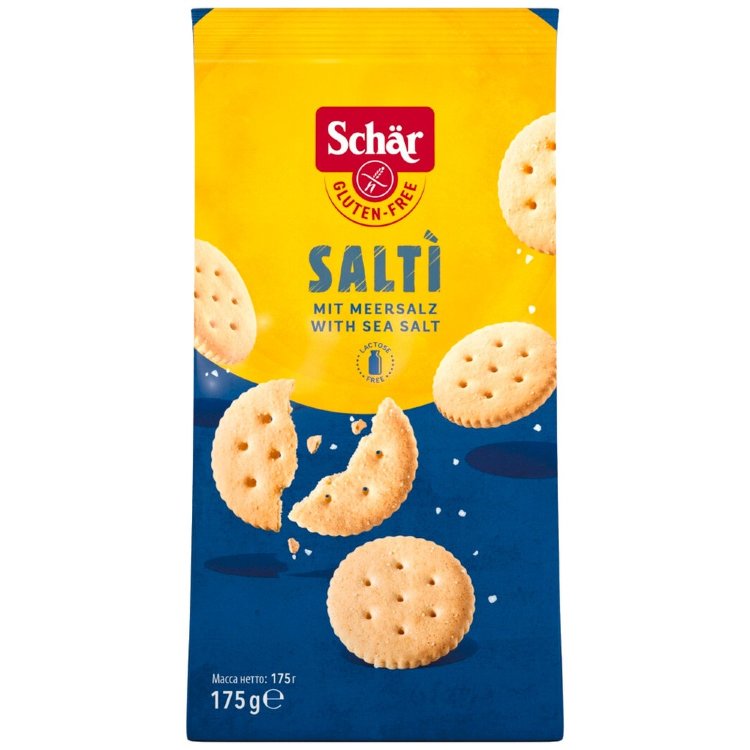 Schär Salti Salted Biscuit 175g Gluten-Free