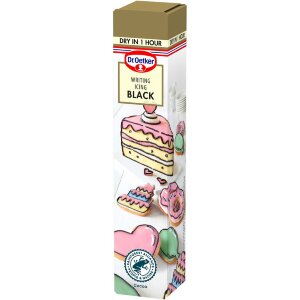 Dr. Oetker Writing Icing Black - Black Sugar Icing 25g