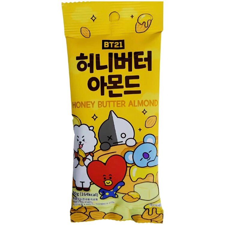 BT21 Honey Flavored Almond 30g