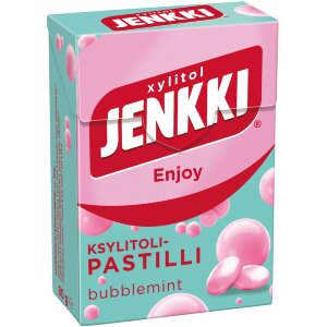 Jenkki Enjoy Bubblemint Xylitol Lozenge 80g