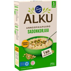 Fazer Alku Harvest Instant Porridge 200 g (5 x 40 g)