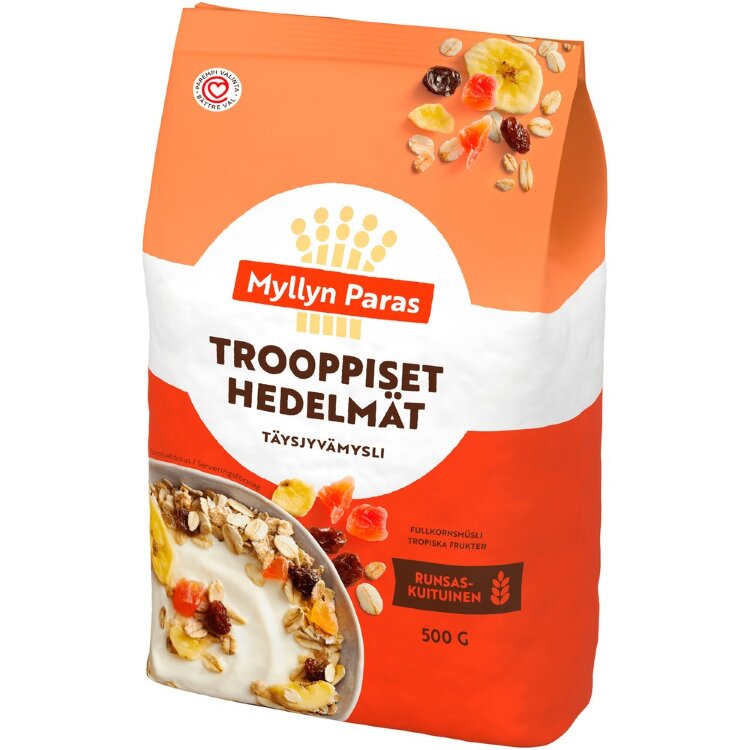 Myllyn Paras Tropical Fruits Whole Grain Muesli 500g