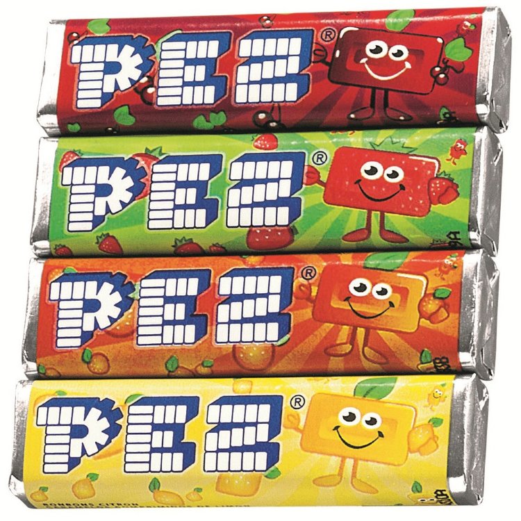 Pez 4x 8,5g - refill pack