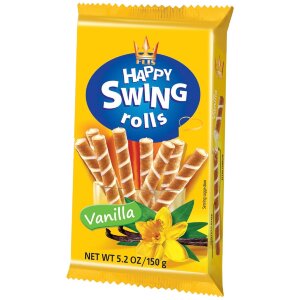 Happy Swing Waffle Roll Vanilla 150g