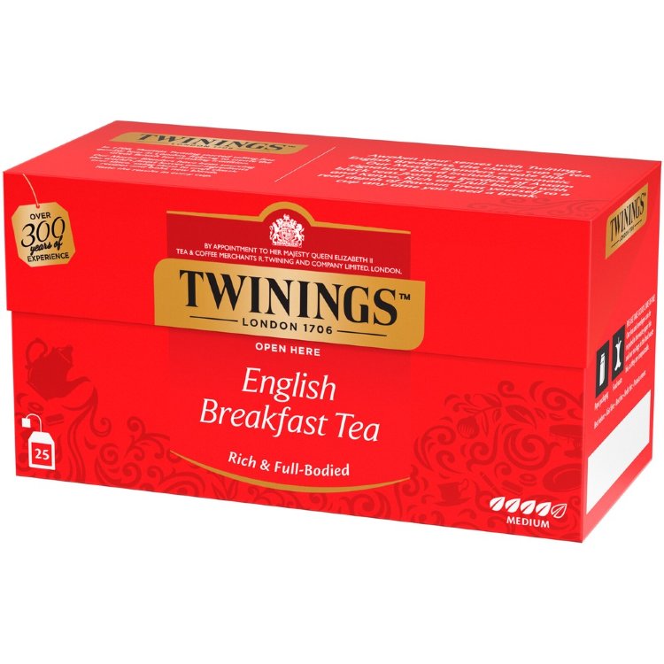 Twinings 25x2g English Breakfast Tea
