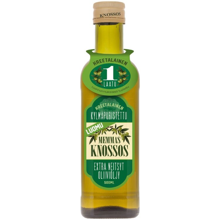 Memmas Knossos Organic Extra Virgin Olive Oil 500 ml