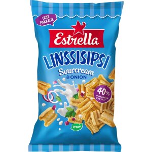 Estrella Lentil Chips Sour Cream & Onion 110g