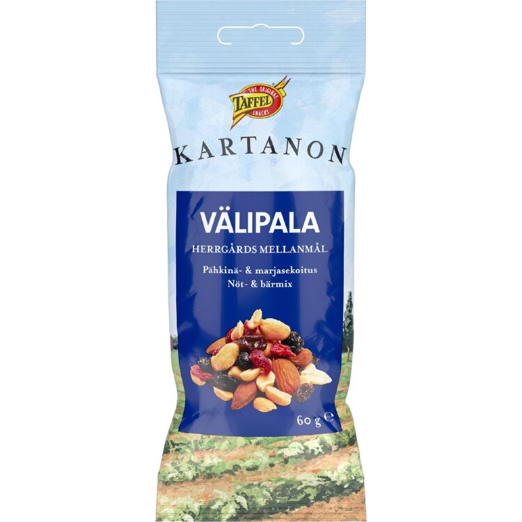 Taffel Kartanon Snack Nut And Berry Mix 60g
