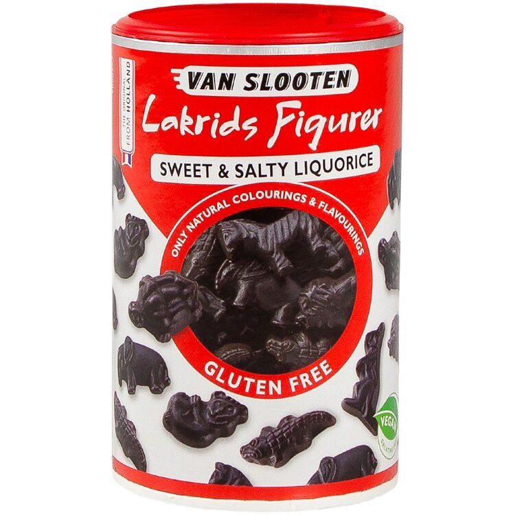 Van Slooten Licorice Figures 225g Licorice And Salmiak Mix