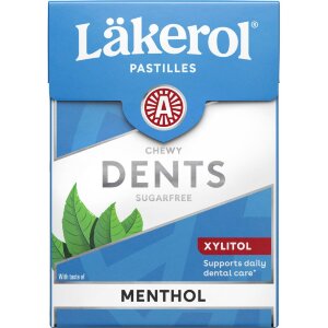 Läkerol Dents Menthol Xylitol Pastille 85g