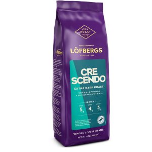 Löfbergs Crescendo Bean Coffee 400 g Rainforest Alliance