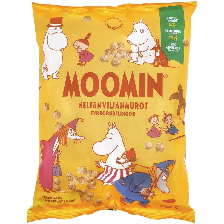 Moomin Four Grain Cereal 200 g