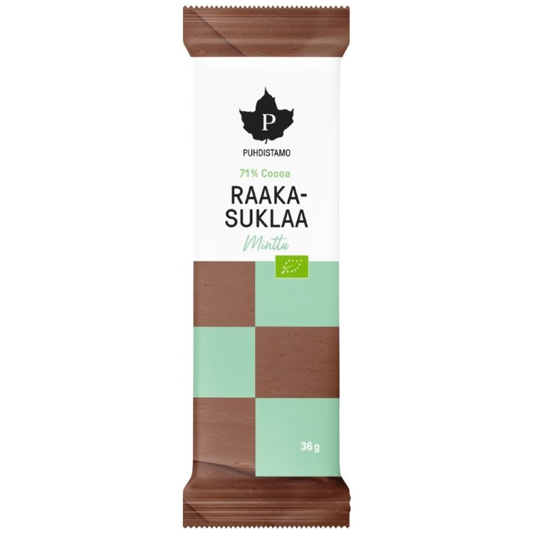 Puhdistamo Chocolate Bar Mint 36g