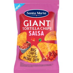 Santa Maria 160g Giant Tortilla Chips Salsa