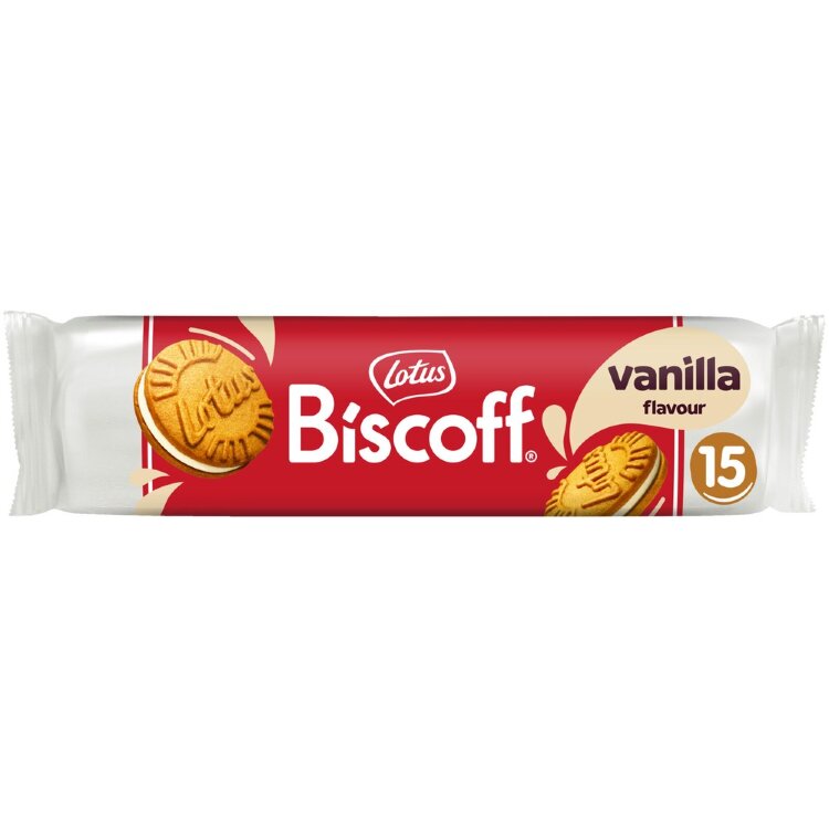 Lotus Biscoff Vanilla Flavored Sandwich Cookie 150g