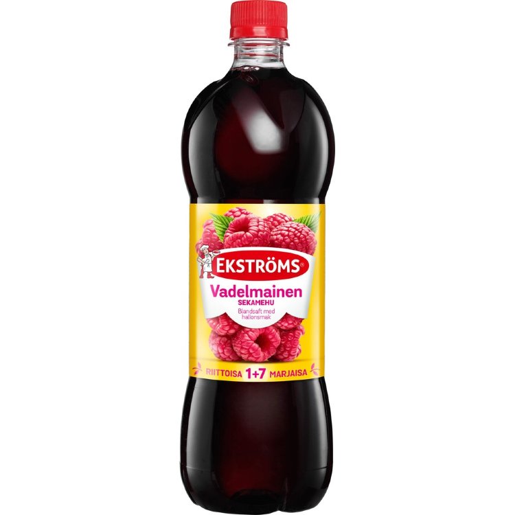 Ekströms Raspberry Mixed Fruit Juice Concentrate 0.95l