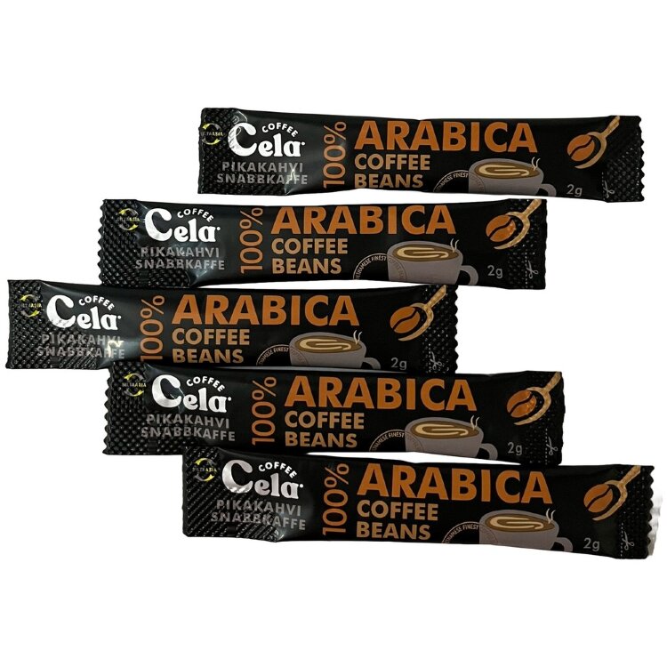 Cela Coffee Instant Coffee Freeze-Dried 2g Bag - 50 Bags/Box