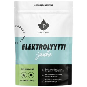 Puhdistamo Electrolyte Powder Lemon Lime 240 g