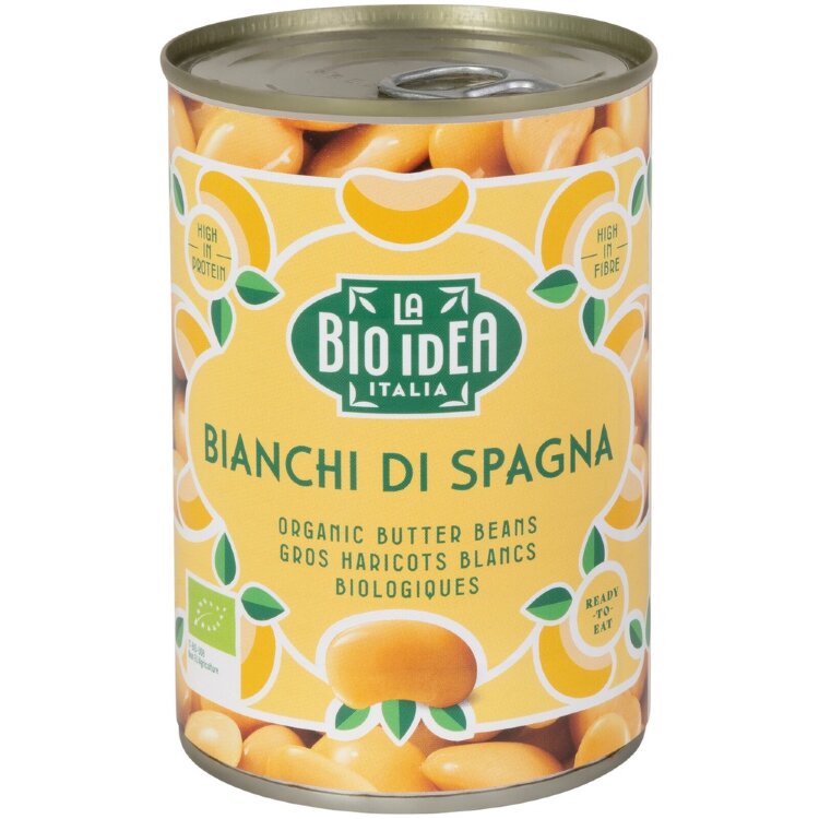 La Bio Idea Organic Butter Bean In Brine 400g/240g