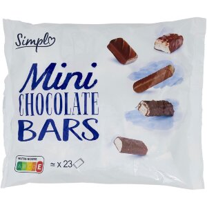 Simpl Mini Milk Chocolate Bar Assortment 450 g