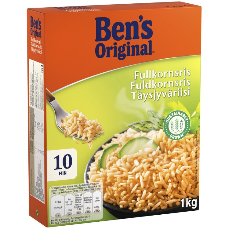 Ben's Original Wholegrain Rice 1kg