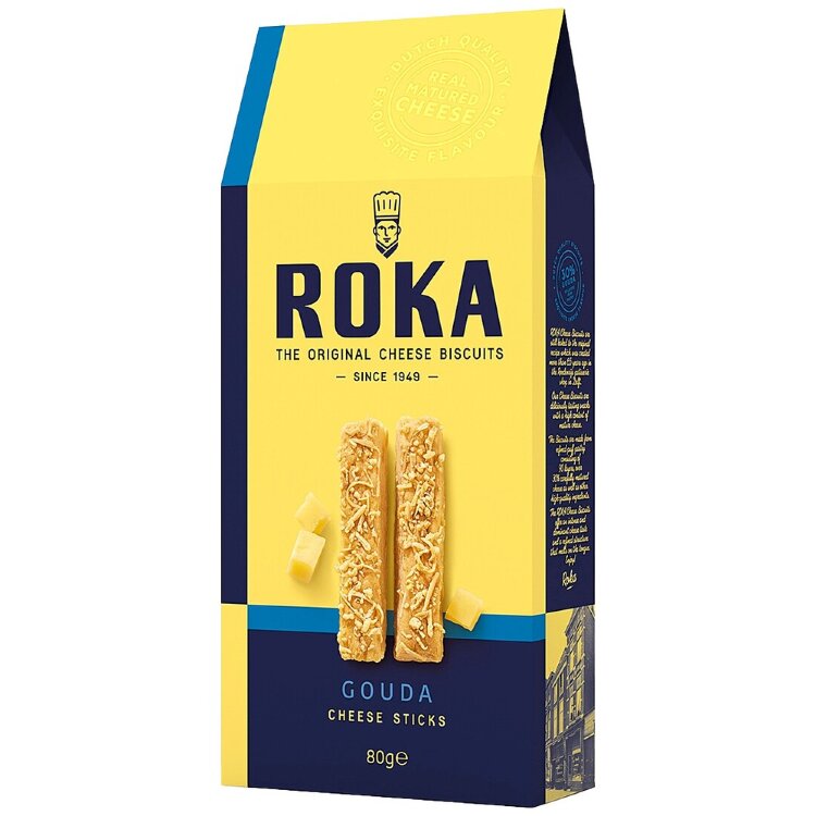 ROKA Gouda Crispy Cheese Stick 80 g