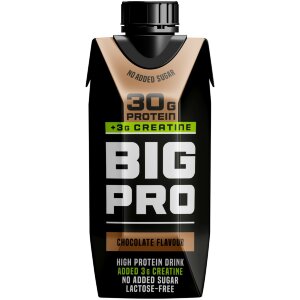 BIG PRO Protein Drink Chocolate-Creatine 330 ml UHT Lactose-Free