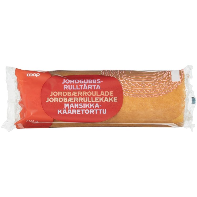 Coop Strawberry Swiss Roll 360 g
