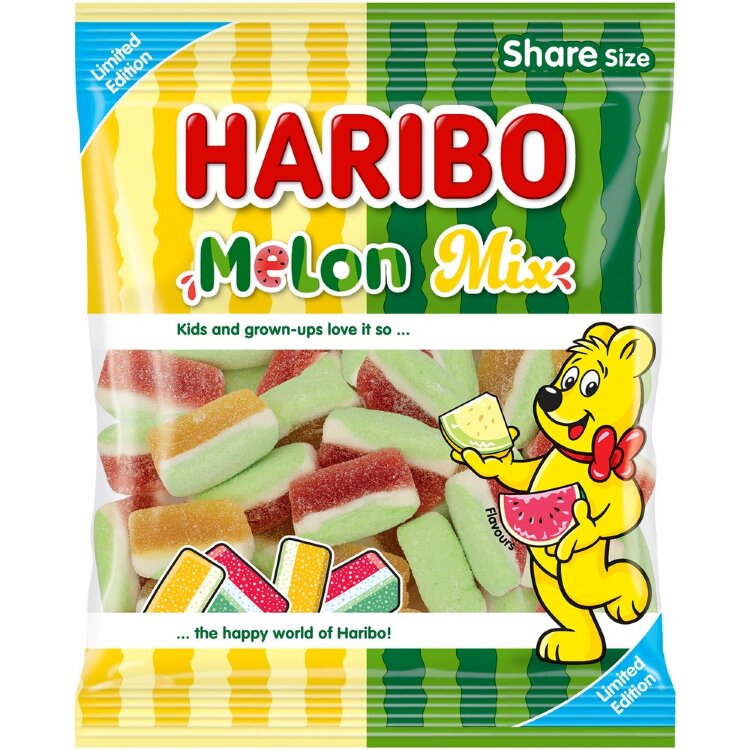 HARIBO Melon Mix 160 g Candy Bag
