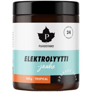 Puhdistamo Electrolyte Powder Tropical 120 g