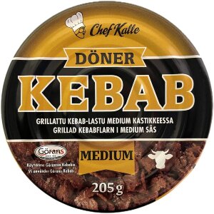Chef Kalle Grilled Döner-chip Medium In Sauce 205g
