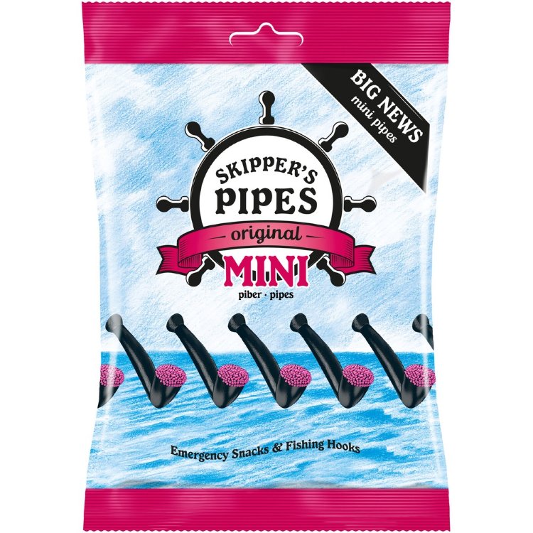 Skipper's Mini Pipes Original Licorice Candy 192g