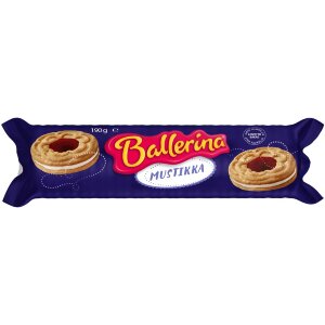 Kantola's Ballerina Blueberry Filled Cookie 190g
