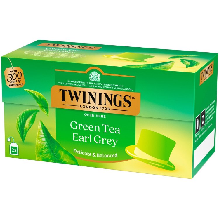 Twinings 25x1.6g Green Tea Earl Grey