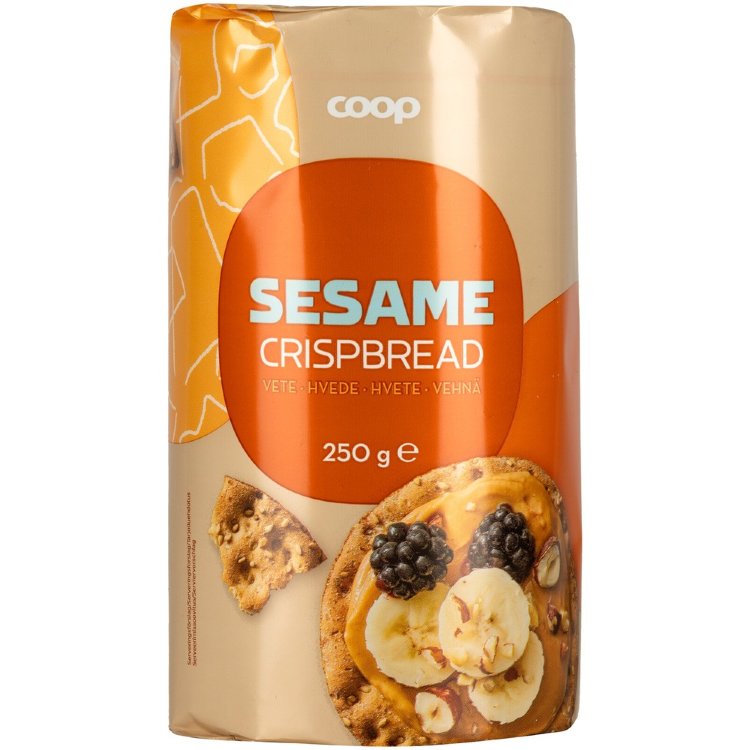 Coop Sesame Seed Containing Wheat Crispbread 250 g