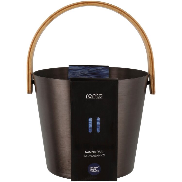 Rento Sauna Bucket Aluminum Tar Brown